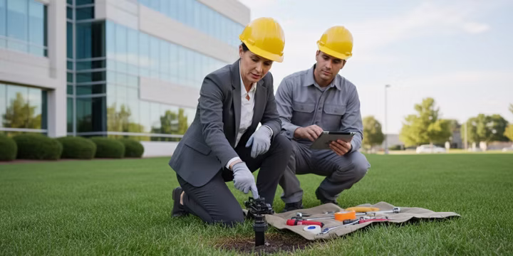 commercial sprinkler repair