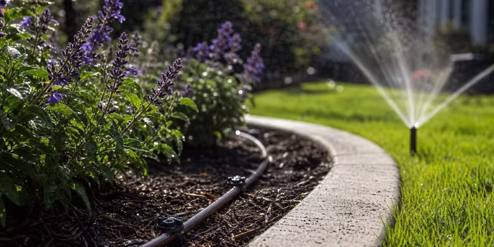 drip irrigation vs sprinklers
