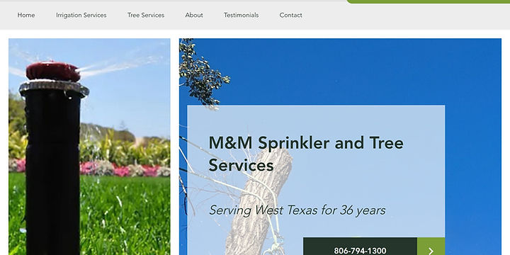 M&M Sprinklers Screenshot