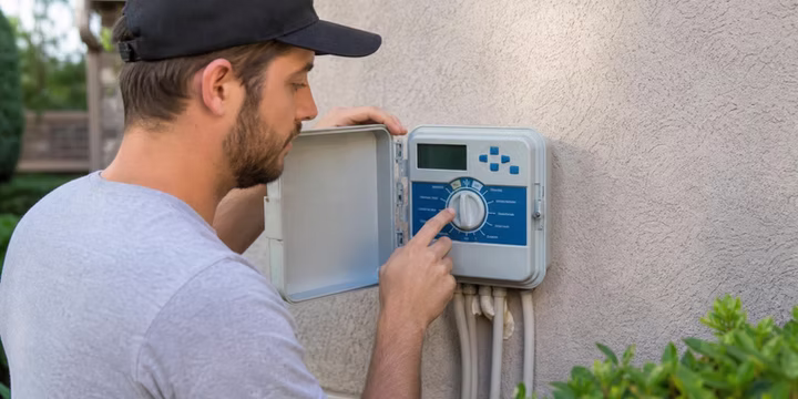 programing hunter sprinkler system