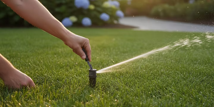 sprinkler nozzle adjustment