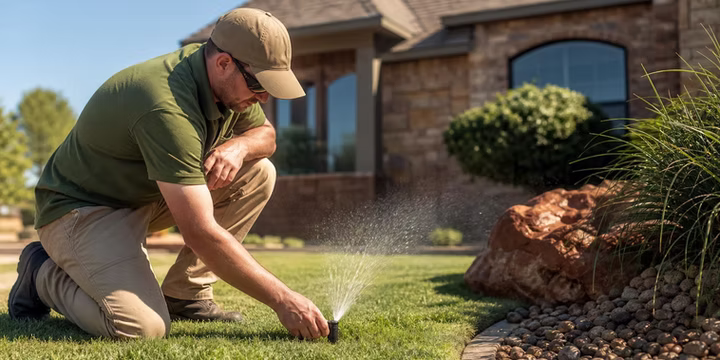 time for sprinkler system check